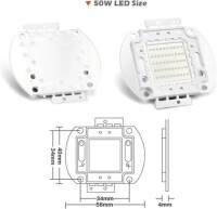 SMD 50W POWER LED Mor 405-410nm - 4