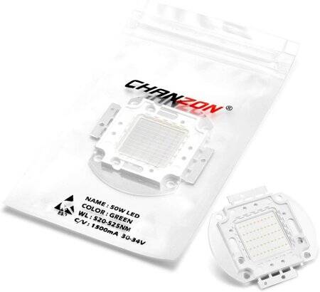 SMD 50W POWER LED Yeşil Pure Yeşil - 1
