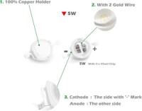 SMD 5W High Power LED Bulb 940nm Infrared Emitted - 4