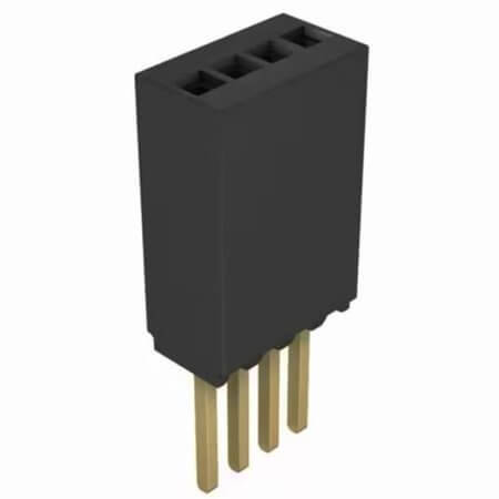 SMS-104-02-G-S CONNECTOR 1.27MM 4P 180C FEMALE - 1