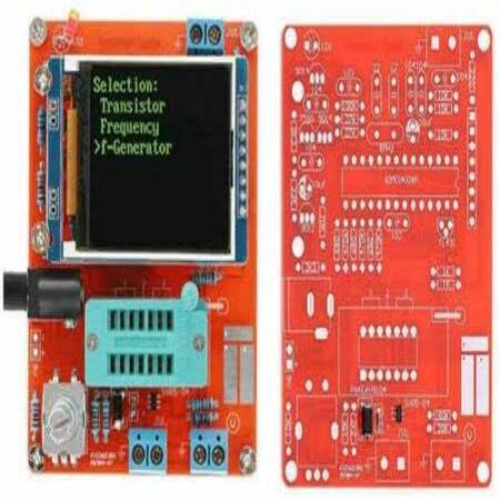 Soldered GM328 Transistor Tester DIY Kit - Red Board - 2