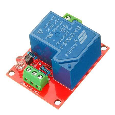 Songle Single-Channel 12V 30A Relay Module Power Failure Relay High Level - 1