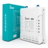 Sonoff 4CH PRO R3 MultiChannel Smart Switch Wifi Remote Control Smart Automation 10A -Upgraded To Sonoff 4CH PRO R3 Size: 14.5x9.4x4.3cm - 1