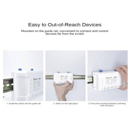  Sonoff 4CH R3 4 Channels Smart Switch Support Google/Smart Home Automation 10A-Upgraded To Sonoff 4CH R3 - 3