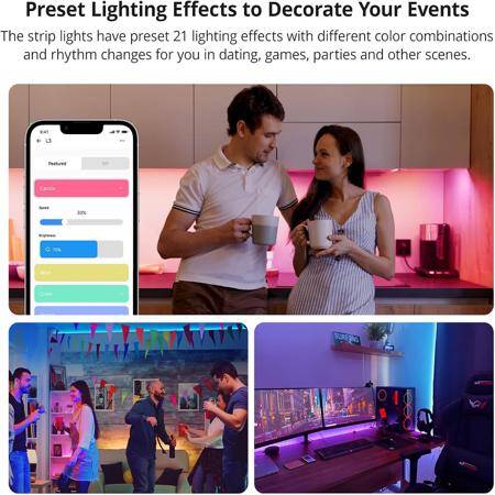 Sonoff 5050 RGB 2M Smart Wifi APP Remote Control Cuttable Flexible Waterproof Led Light Strip Work With Alexa Google Home - 4