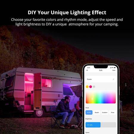 Sonoff 5050 RGB 2M Smart Wifi APP Remote Control Cuttable Flexible Waterproof Led Light Strip Work With Alexa Google Home - 5