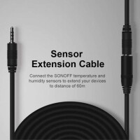 Sonoff AL560 Sensor Extension Cable 5M For DS18B20 AM2301 SI7021 Cable Monitor Wireless Wifi Smart Light Switch Alexa - 2