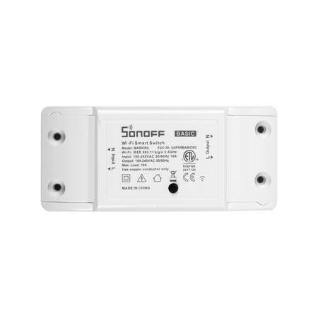 Sonoff Basic Wifi Smart Switch Remote Control Automation Module DIY Timer Universal Smart Home 10A 220V AC 90-250V - 2