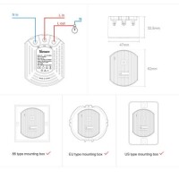 Sonoff D1 Wifi 433Mhz Akıllı Dimmer Anahtarı DIY Akıllı Ev Mini Anahtarı - 4