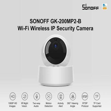 SONOFF GK-200MP2-B 1080P Smart Mini Wifi Camera - US Plug - 4