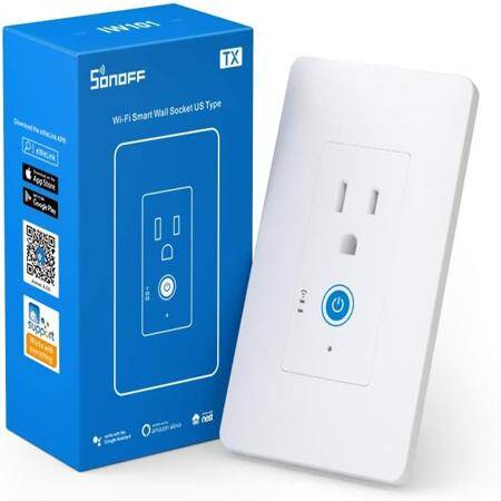 Sonoff IW100 Wifi Smart Wall Socket Switch Wireless Power Monitoring Switches US Plug - 1