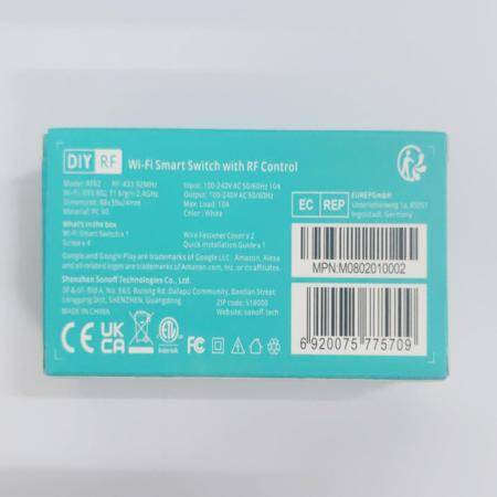 Sonoff RFR2 Smart Home WiFi Mobile Remote Control Siri Voice Control On/Off Switch 10A 433Mhz Version - 2