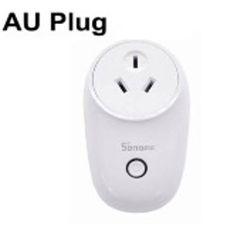 Sonoff S26 Wifi Smart Timing Remote Switch Tmall Wizard Voice Intelligent Socket AU Plug Size: 10.2 x 7.5 x 5.8cm - 1