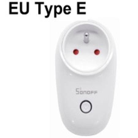 Sonoff S26R2TPE Wifi Smart Timing Remote Switch Tmall Wizard Voice Intelligent Socket EU Plug Type E Size: 10.2 x 7.5 x 5.8cm - 1