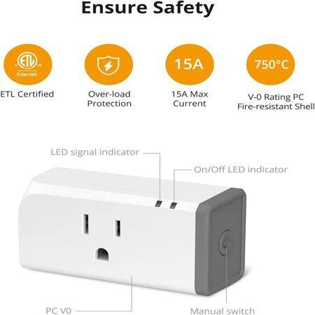Sonoff S31 Lite Akıllı Ev Wifi Kablosuz Uzaktan Kumanda Zamanlama Güç Algılama Akıllı Soket US Plug - 2