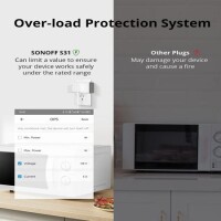 Sonoff S31lite Smart Home Wifi Wireless Remote Control Timing Power Detection Smart Socket US Plug - 4