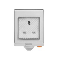 Sonoff S55TPG-UK WiFi Akıllı Su Geçirmez Soket Akıllı Ev Sistemi İçin Dış Mekan Kullanımı UK Fişli - 4