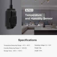Sonoff Si7021 Not Waterproof Smart Home Temperature And Humidity Sensor Probe High-Precision Monitoring Module For Sonoff TH10A/TH16ASize：8x 3x 2cm - 2