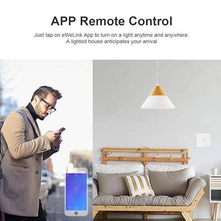 SONOFF T0UK1C-TX Wifi Touch Wireless Switch Smart Home - 3