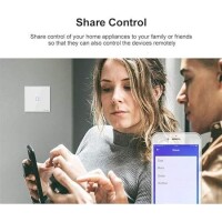 SONOFF T1UK2C-TX Wifi Dokunmatik Kablosuz Anahtar Akıllı Ev - 4