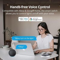 SONOFF T2UK1C-TX Wifi Touch Wireless Switch Smart Home - 2