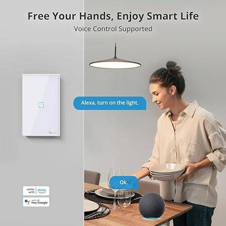 SONOFF T2US2C-TX Wifi Touch Wireless Switch Smart Home - 4