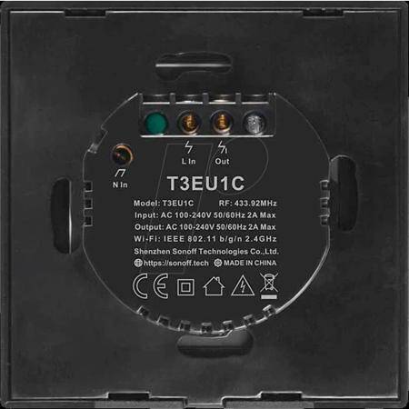 SONOFF T3EU3C-TX Wifi Touch Wireless Switch Smart Home - 2