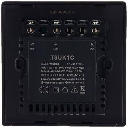 SONOFF T3UK1C-TX Wifi Touch Wireless Switch Smart Home - 2