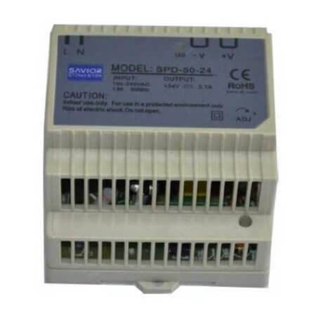 SPD-45-12 POWER SUPPLY 45 WATT 12VDC 3.7A RAIL MOUNT - 1