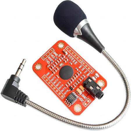 Speak Recognition - Voice Recognition Module V3 - Voice Recognition Arduino-Compatible Supports up to 80 Voice Commands - 1