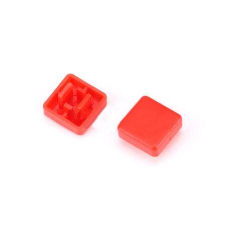 Square Cap For 12x12x7.3mm Square Tactile Switch Yellow - 1