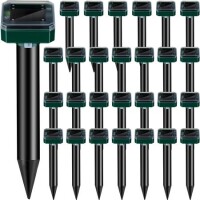 Square Ultrasonic Solar Powered Mole Repeller - 1