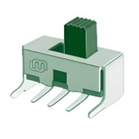 SS-12F23-G7 SWITCH SLIDE 1P2T 500mA 50V THT R/A - 1