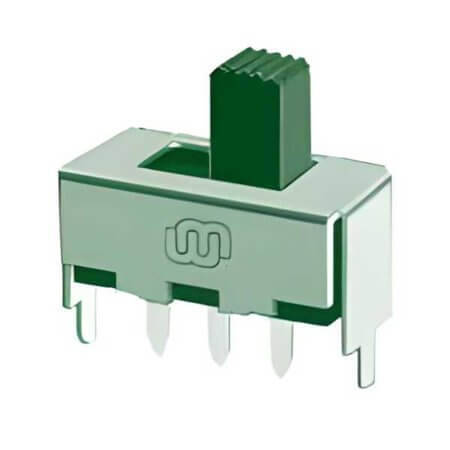 SS-12F44-G9 SWITCH SLIDE 1P2T 500mA 50V THT V/T - 1