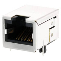 SS-60000-009 CONNECTOR MOD JACK R/A 8P8C SHIELDED - 1