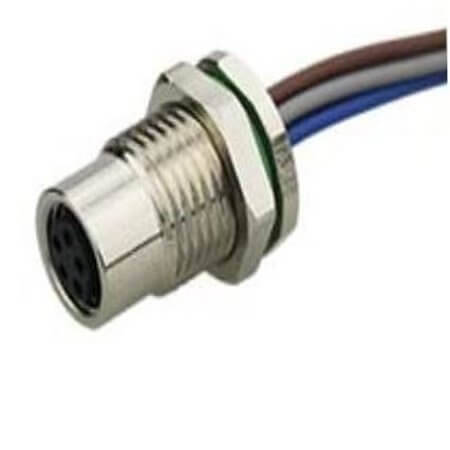 SS-M12A-04P-FF-SF7A50-00 CABLE FEMALE TO WIRE LEAD 4PIN M12A 500MM IP67 - 1