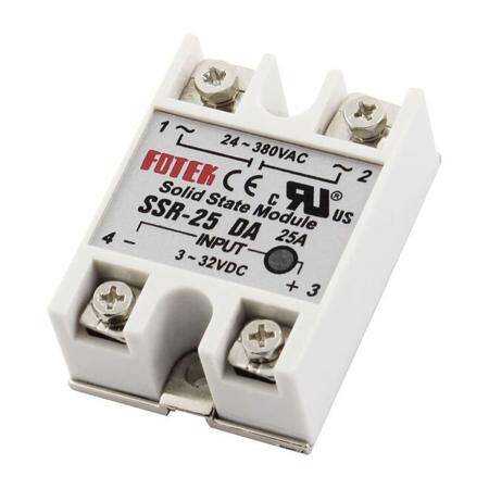 SSR-25DA Solid State Relay (DA Means Direct Current Controlled Alternating Current) - 1