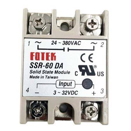 SSR-60DA Solid State Relay (DA Means Direct Current Controlled Alternating Current) - 1