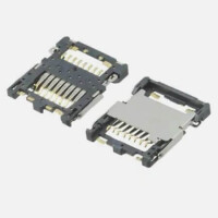 ST1W008S4ER1500 CONNECTOR MICRO SD CARD HINGED TYPE - 1
