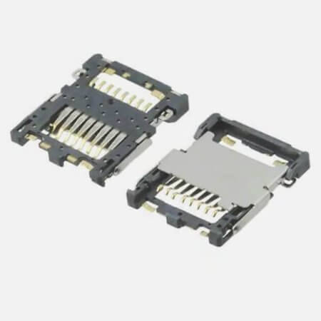 ST1W008S4ER1500 CONNECTOR MICRO SD CARD HINGED TYPE - 1