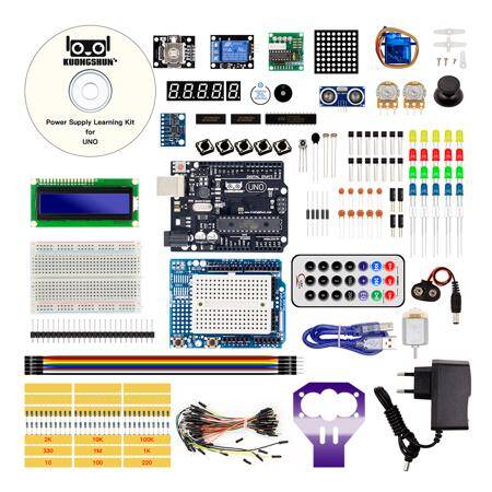Starter KIT 2 Upgrade Version Plastic Case EU Plug Without Battery R3 Board R3 With Logo - 1