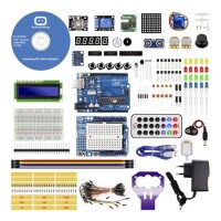 Starter KIT 2 Upgrade Version Plastic Case EU Plug Without Battery UNO R3 Without Logo - 1