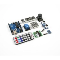 Starter KIT 2 Upgrade Version Plastic Case EU Plug Without Battery UNO R3 Without Logo - 5