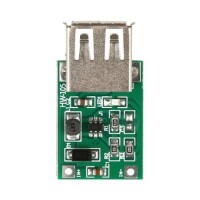0.9V-5V to 5V 600MA USB Output Charger Step up Power Module Mini DC-DC Boost Converter Green - 1