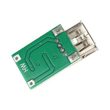 0.9V-5V to 5V 600MA USB Output Charger Step up Power Module Mini DC-DC Boost Converter Green - 2