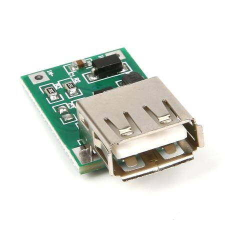 0.9V-5V to 5V 600MA USB Output Charger Step up Power Module Mini DC-DC Boost Converter Green - 7