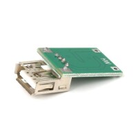 0.9V-5V to 5V 600MA USB Output Charger Step up Power Module Mini DC-DC Boost Converter Green - 8