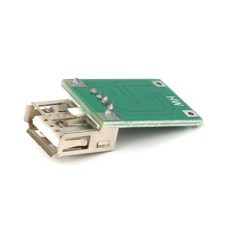 0.9V-5V to 5V 600MA USB Output Charger Step up Power Module Mini DC-DC Boost Converter Green - 8