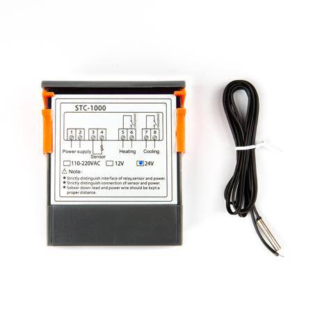 STC-1000 DC24V Digital Temperature Controller Microcomputer Thermostat Switch With 1m Cable - 1