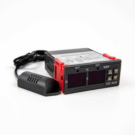 STC-3028 DC12V Dual Display Dual Temperature Adjustable Temperature Controller With 1M Cable - 2
